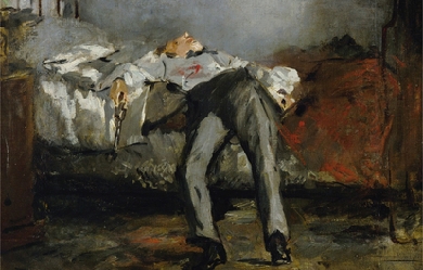 The Suicide, by Édouard Manet