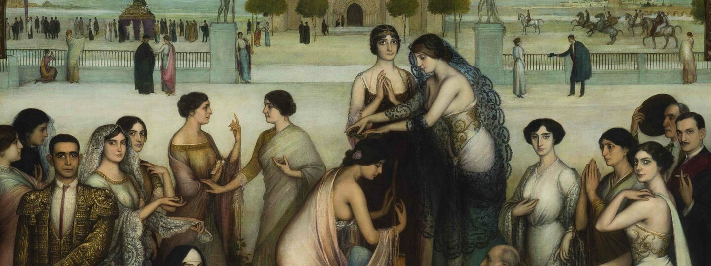 The consecration of the couple, by Julio Romero de Torres