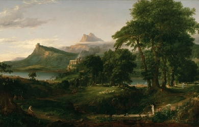 The Course of Empire: The Arcadian or Pastoral State, by Thomas Cole