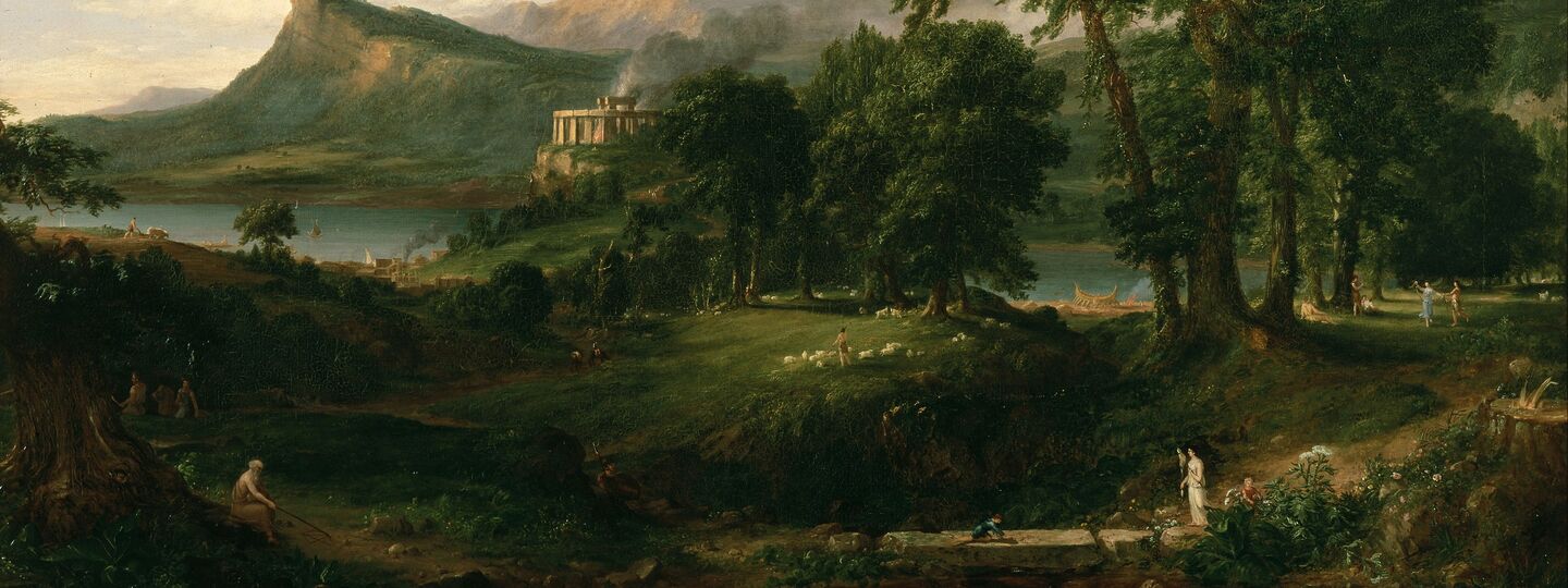 The Course of Empire: The Arcadian or Pastoral State, by Thomas Cole