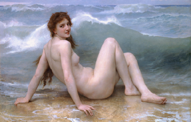 The Wave, by William Bouguereau