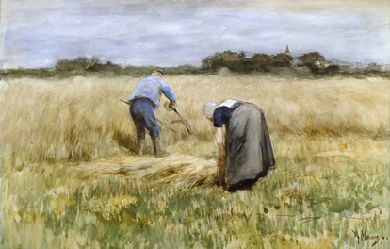 The Corn Harvest, by Anton Mauve