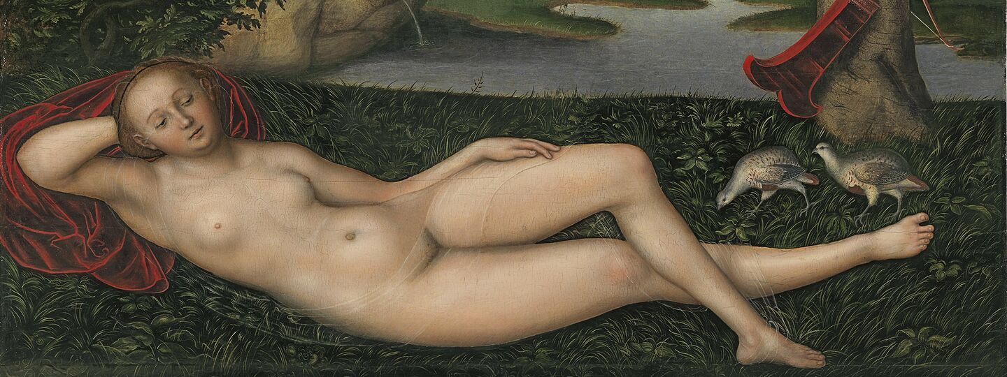 The nymph of the fountain, by Lucas Cranach the Elder