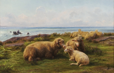 Sheep by the Sea, by Rosa Bonheur