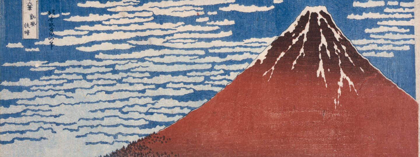 Fine Wind, Clear Morning, by Katsushika Hokusai