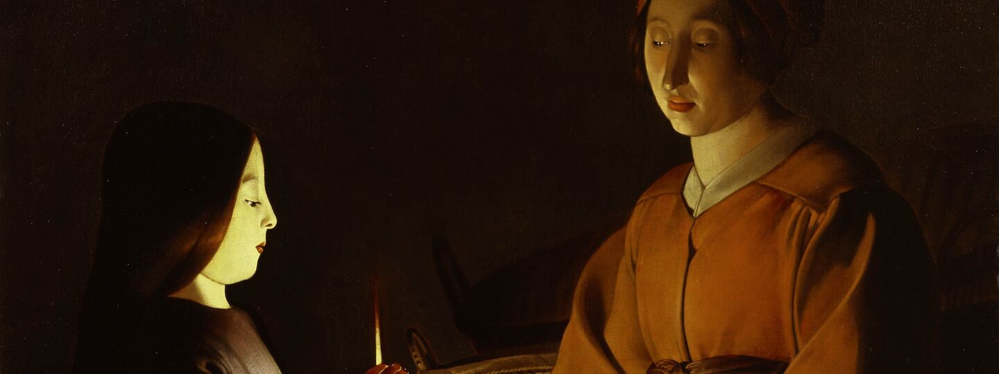 The Education of the Virgin, by Georges de La Tour