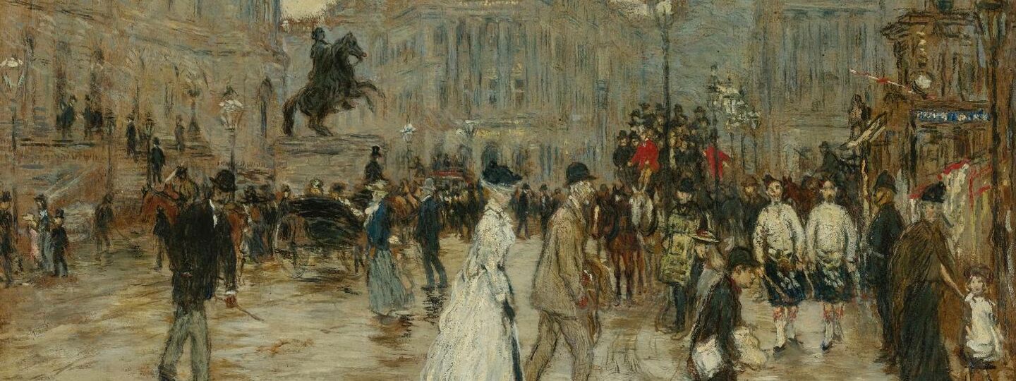 Princes Street, Edinburgh, by Jean-François Raffaëlli