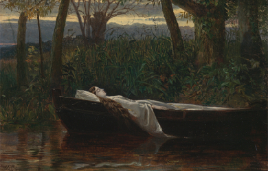 The Lady of Shalott, by Walter Crane