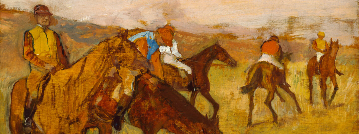 Before the Race, by Edgar Degas