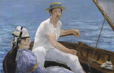 Boating, by Édouard Manet