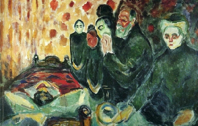 Death Struggle , by Edvard Munch