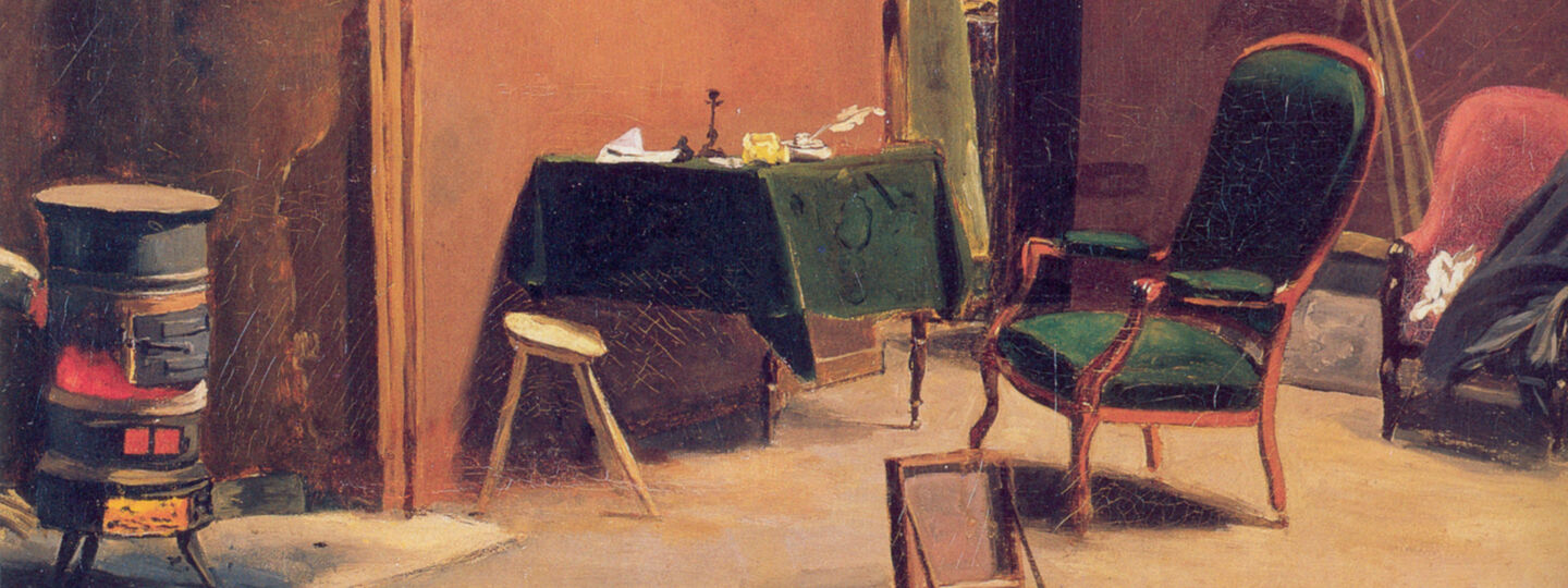 Studio in the Rue de Furstemberg, by Frédéric Bazille