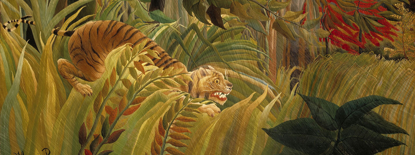Tiger in a Tropical Storm, by Henri Rousseau