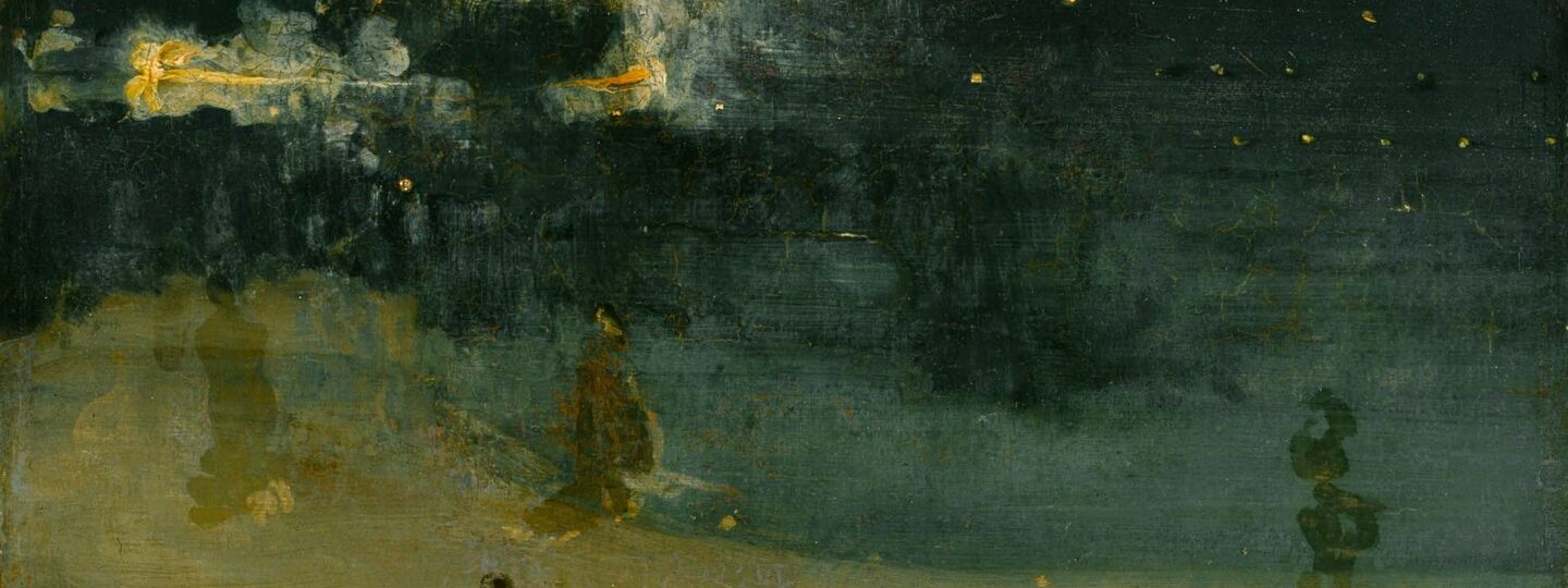 Nocturne in Black and Gold, by James McNeill Whistler