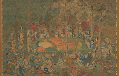 Death of the Historical Buddha (Nehan-zu), by Unknown artist