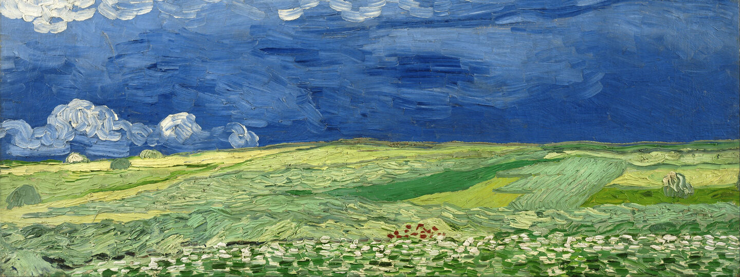 Wheatfields Under Thunderclouds, by Vincent van Gogh