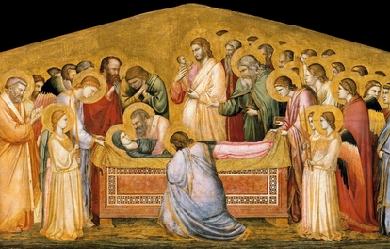 The Entombment of Mary, by Giotto di Bondone