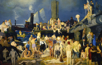 Riverfront No. 1, by George Wesley Bellows