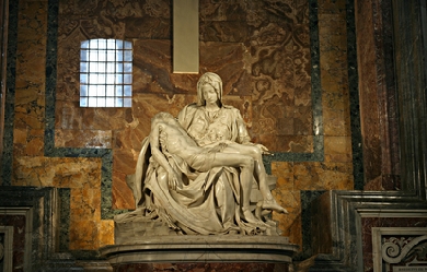 Michelangelo's Pietà, by Michelangelo