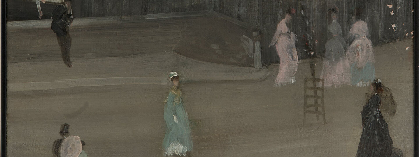 Variations in Pink and Grey: Chelsea, by James Abbott McNeill Whistler