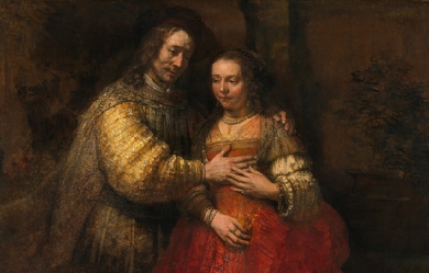 The Jewish Bride, by Rembrandt