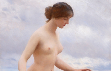 In the Water, by Eugene de Blaas