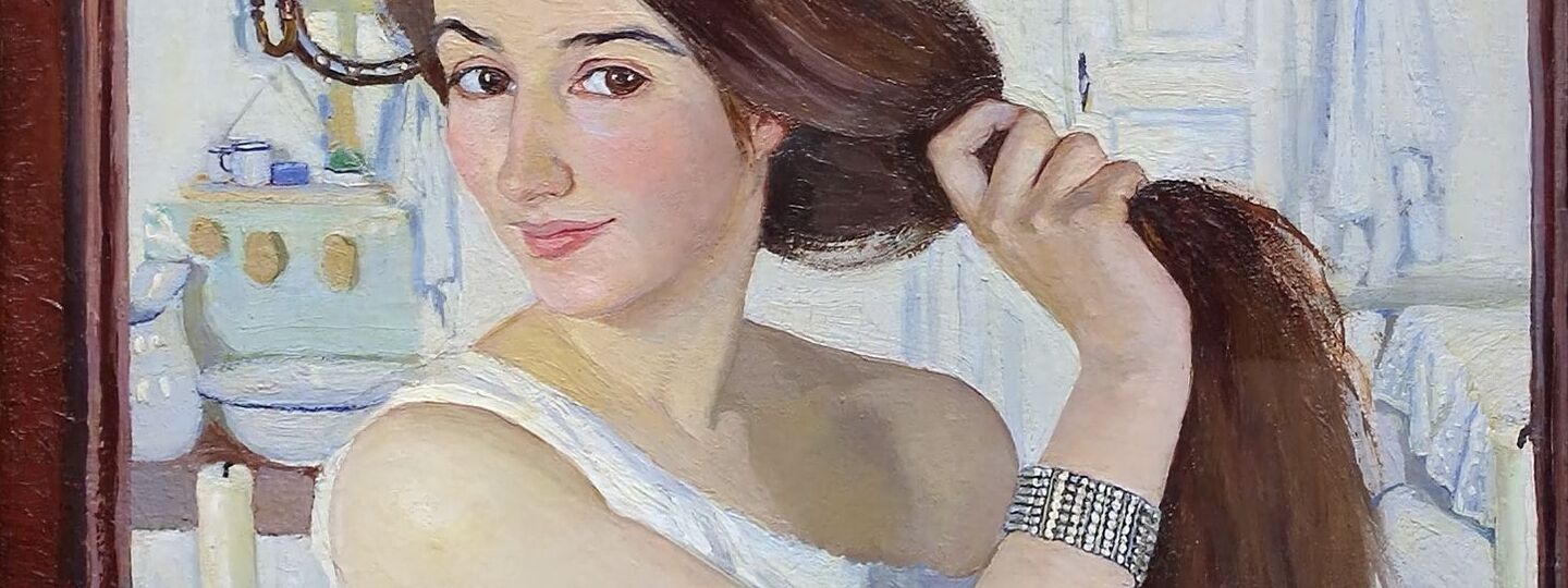 Self-portrait, by Zinaida Serebriakova: