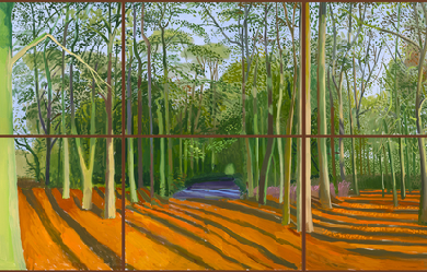 Voldgate Woods, by David Hockney