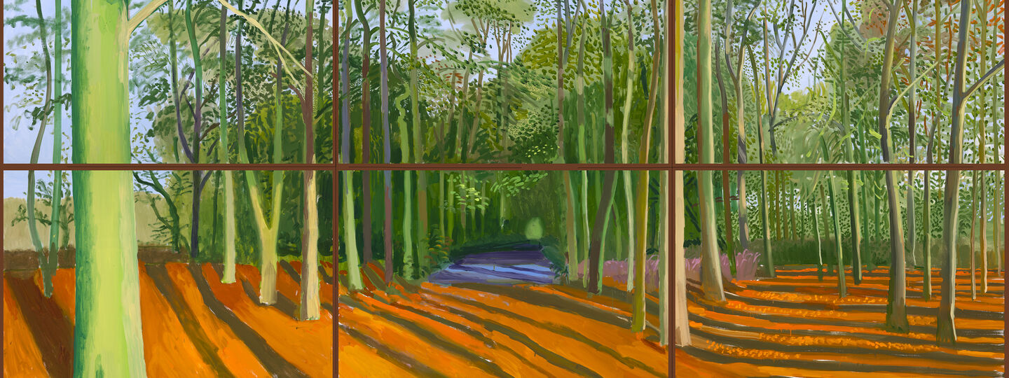 Voldgate Woods, by David Hockney