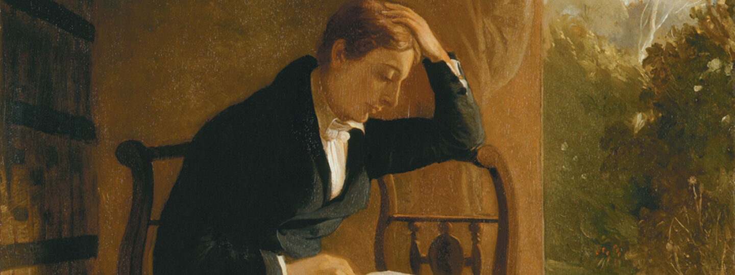 John Keats, by Joseph Severn