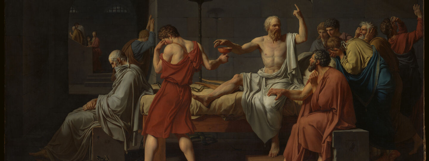 The Death of Socrates, by Jacques-Louis David