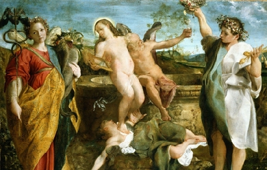 An Allegory of Truth and Time, by Annibale Carracci