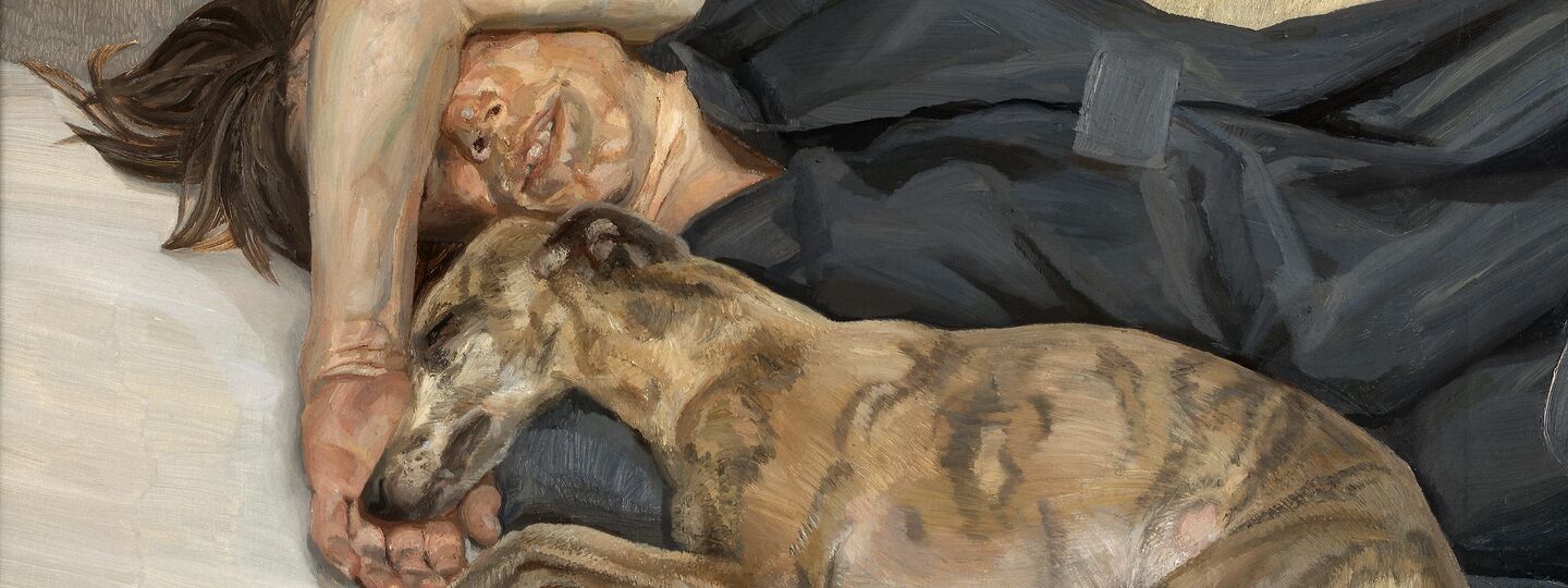 Double portrait, by Lucian Freud