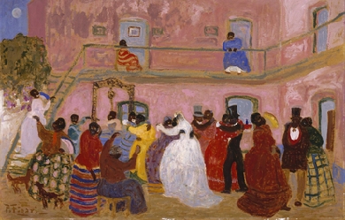 Off for the Honeymoon, by Pedro Figari