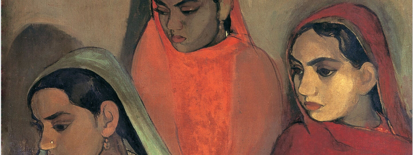 Group of Three Girls, by Amrita Sher-Gil