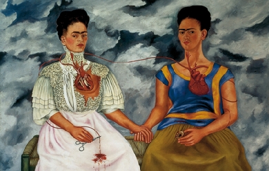 The two Fridas, by Frida Kahlo