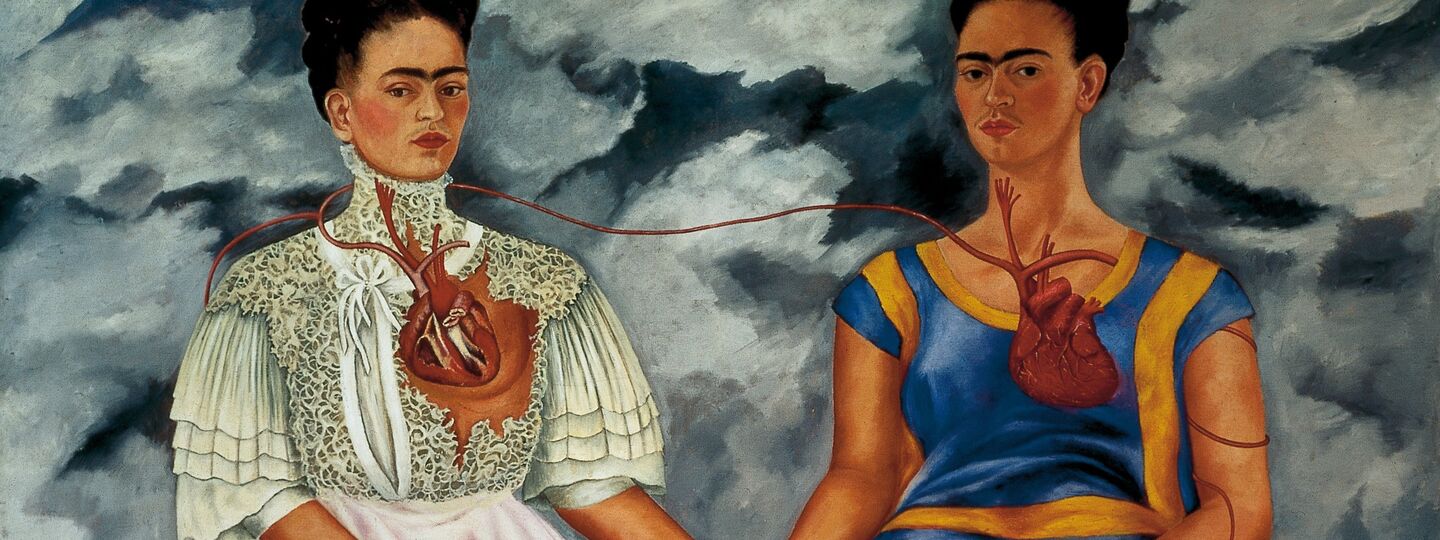 The two Fridas, by Frida Kahlo