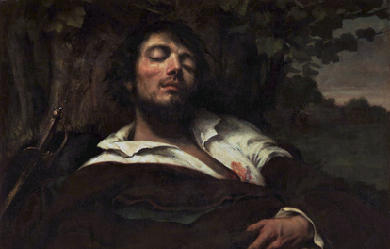 The Wounded Man, by Gustave Courbet