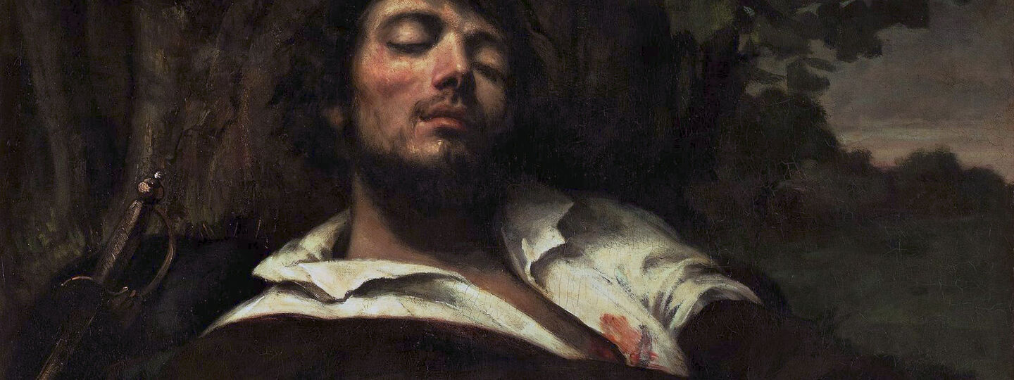 The Wounded Man, by Gustave Courbet