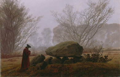 Walk at Dusk, by Caspar David Friedrich