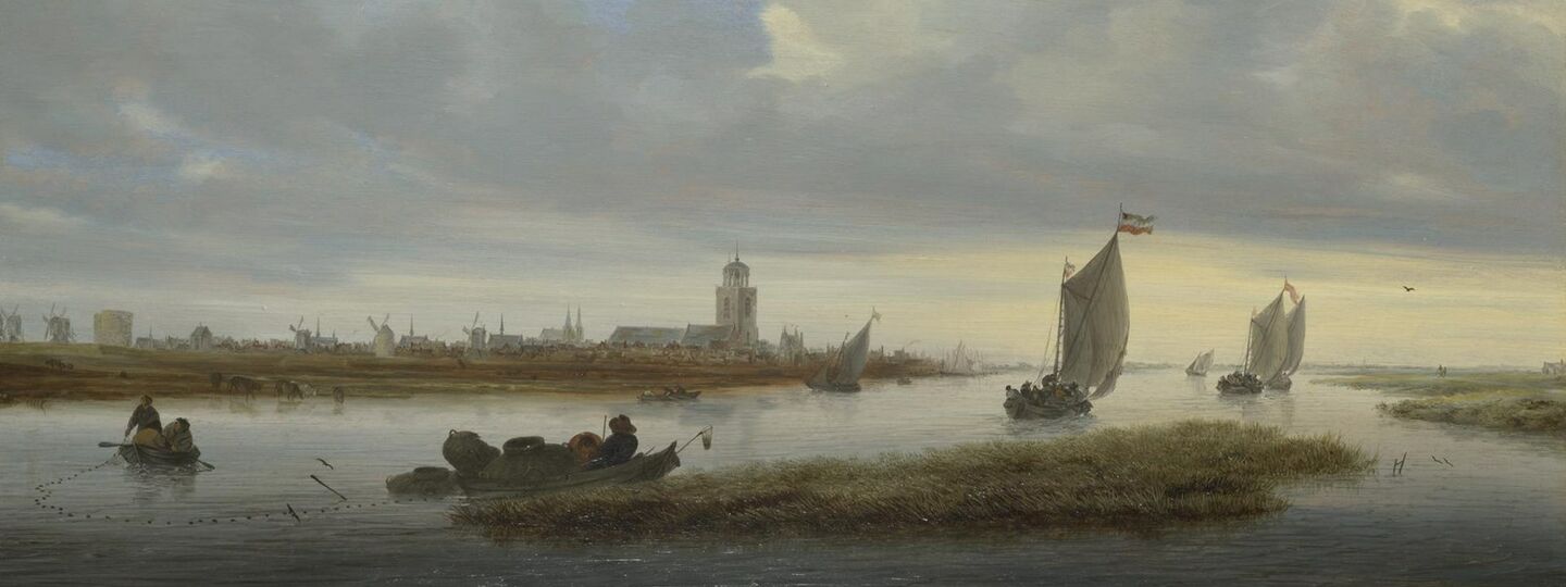 View of Deventer Seen from the North-West, by Salomon van Ruysdael