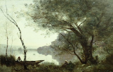 The Boatman of Mortefontaine, by Jean-Baptiste-Camille Corot