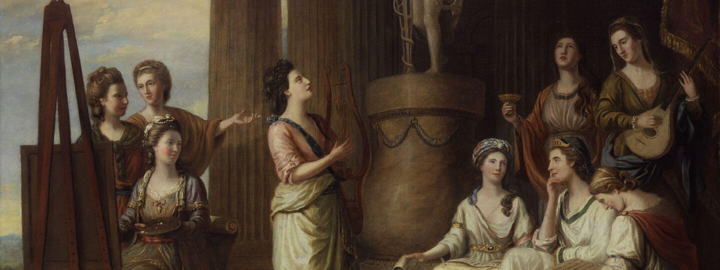 Portraits in the Characters of the Muses in the Temple of Apollo, by Richard Samuel