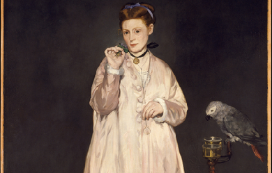 Young Lady in 1866, by Édouard Manet