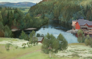 Myllykylä Sawmill, by Pekka Halonen