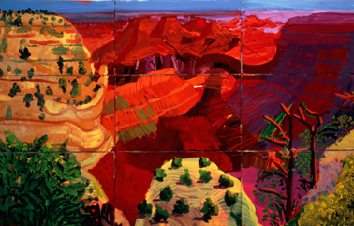 The Grand Canyon, by David Hockney