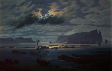 Northern Sea in the Moonlight, by Caspar David Friedrich