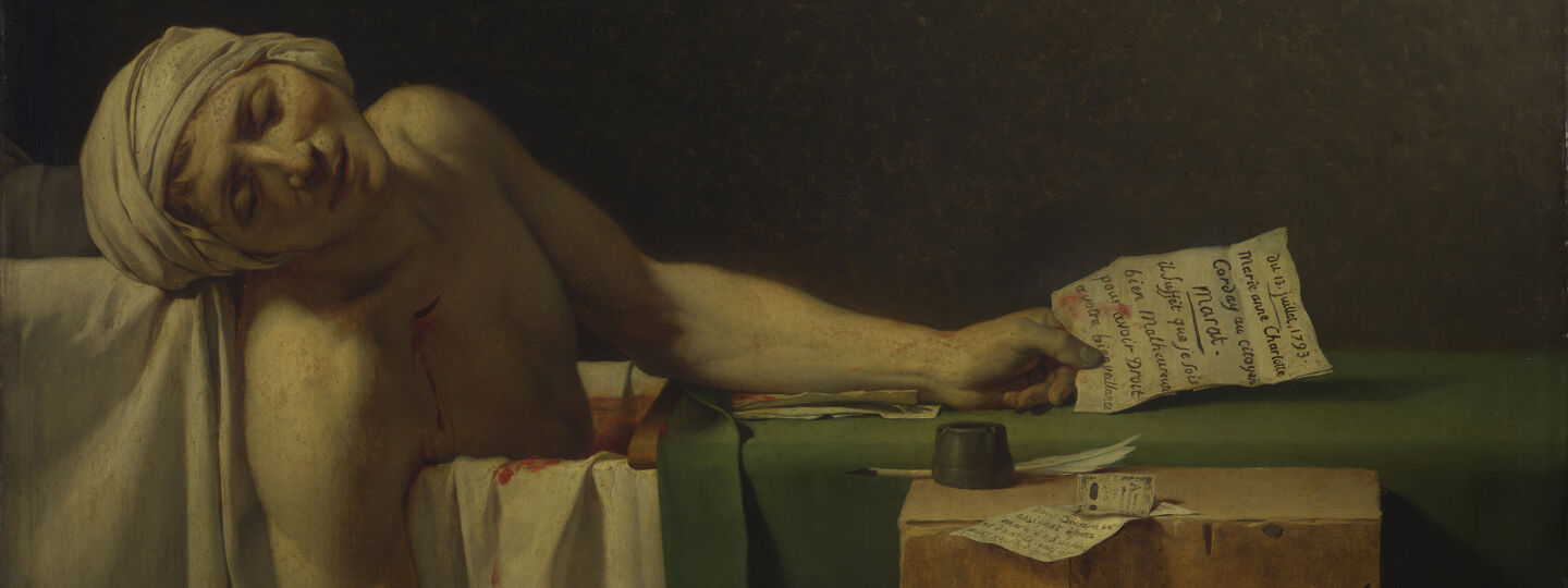 Death of Marat, by Jacques-Louis David