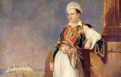 Portrait of Lord Byron, by Unknown artist