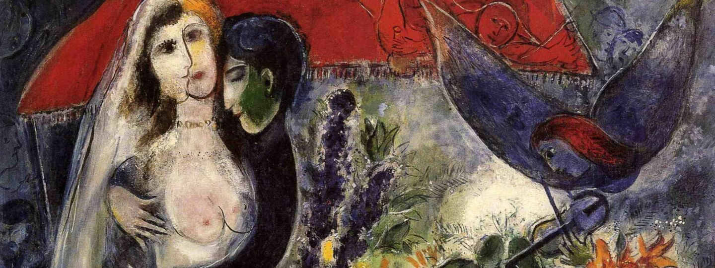 The Bride under the Canopy, by Marc Chagall